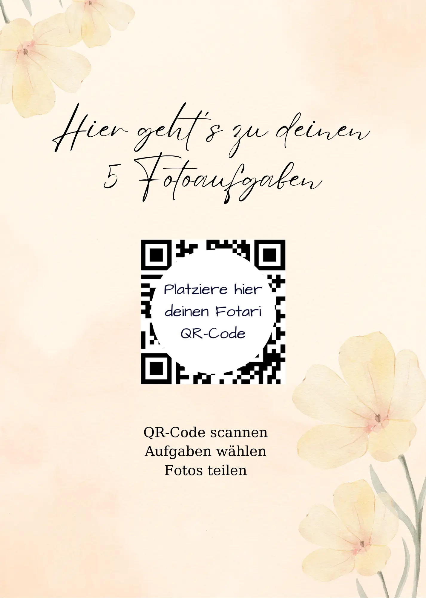 Kartenvorlage für Fotari