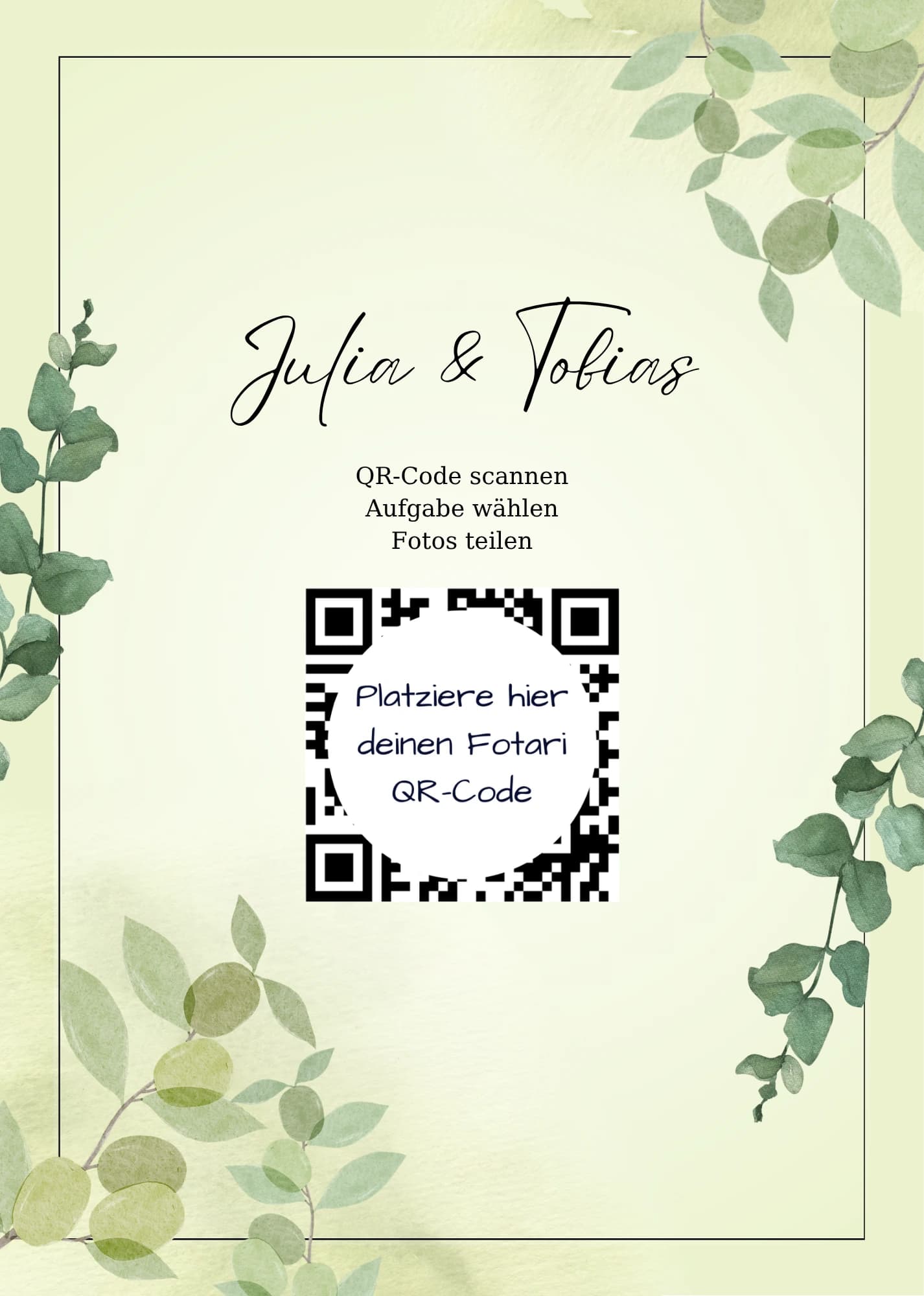 Kartenvorlage für Fotari