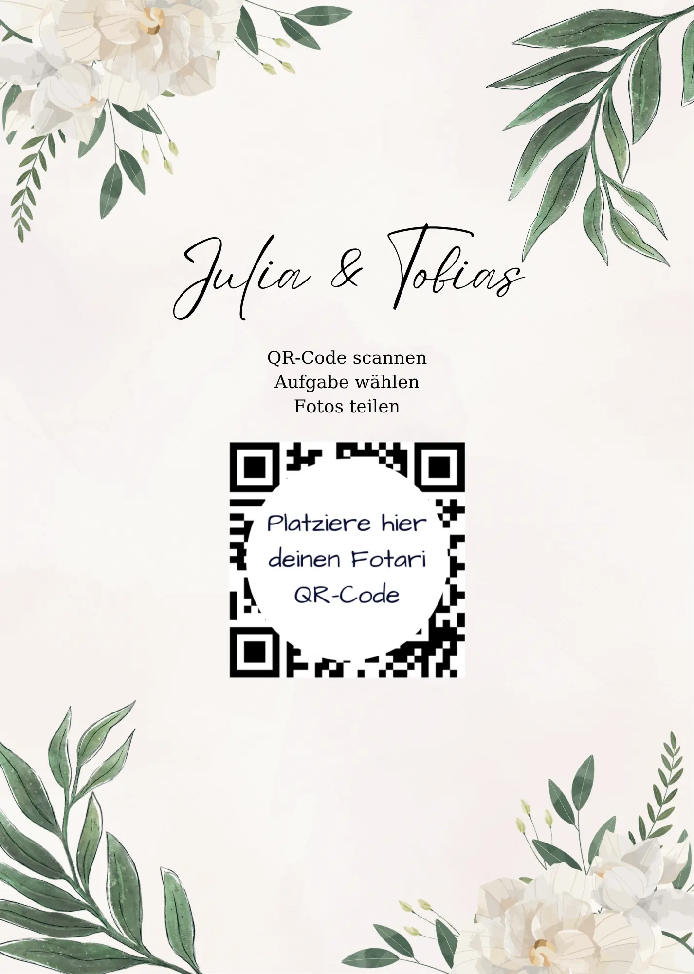 Kartenvorlage für Fotari