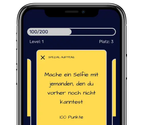 Beispiel einer Fotari-Aufgabe auf dem Handy