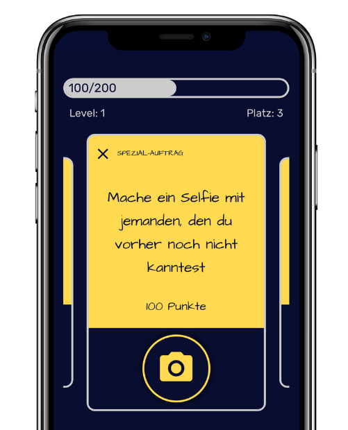 Beispiel einer Fotari-Aufgabe auf dem Handy