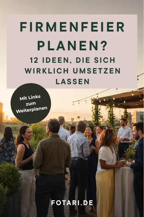 Firmenfeier Ideen für Sommerfest, Weihnachtsfeier und Firmenevent mit Foto-Challenge, Foodtrucks und Programmideen